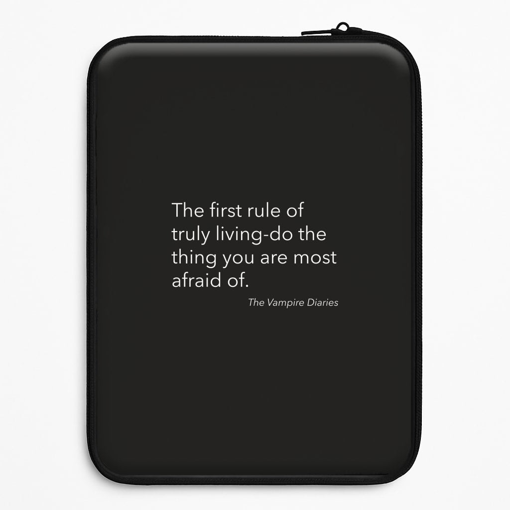 The First Rule Of Truly Living - VD Laptop Sleeve