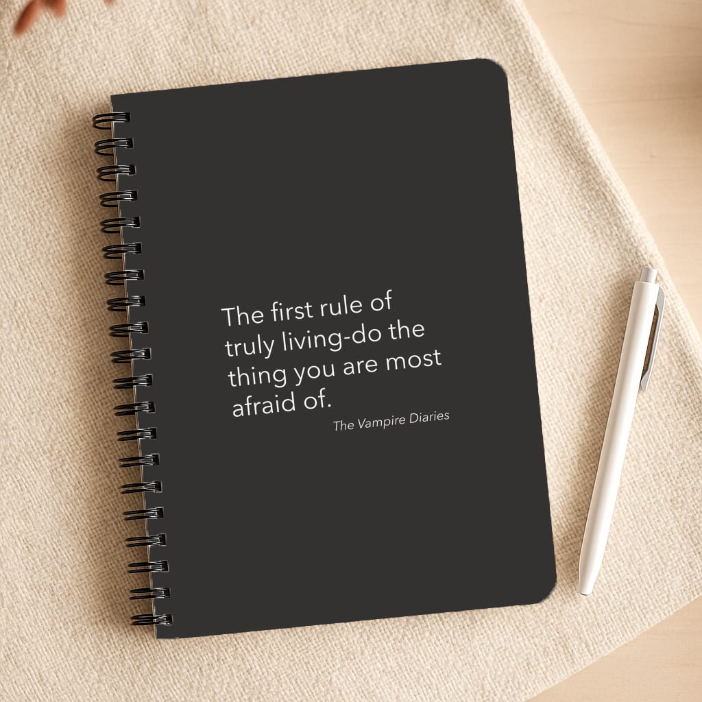 The First Rule Of Truly Living - VD Notepad