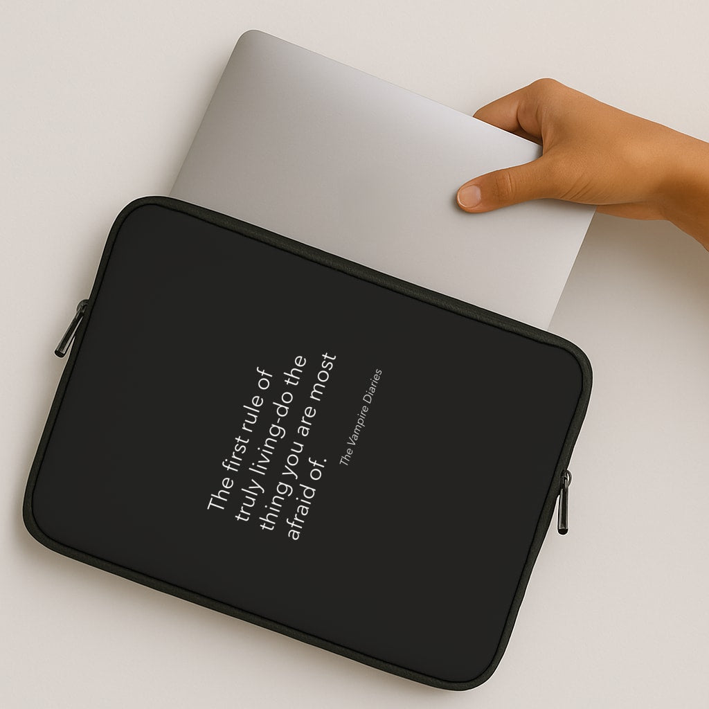 The First Rule Of Truly Living - VD MacBook Case