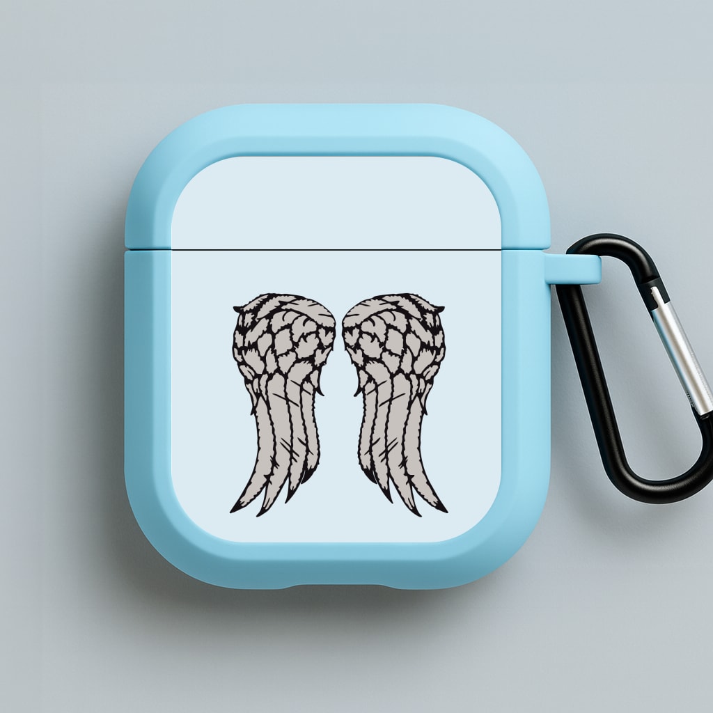 Daryl's Wings - TWD Blue AirPods Case