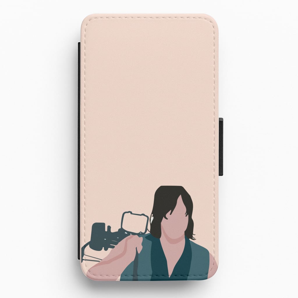 Daryl And His Crossbow - TWD Flip / Wallet Phone Case