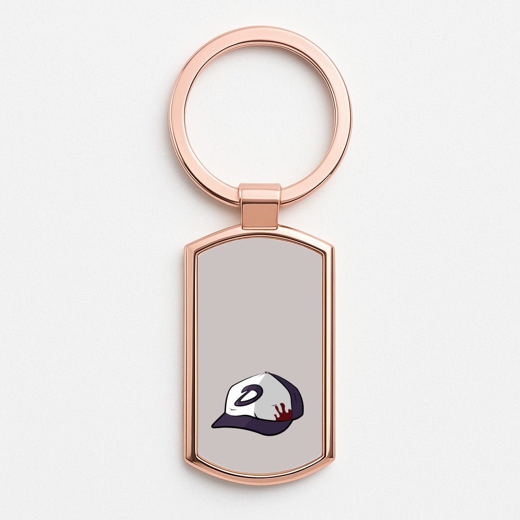Clementine's Hat - TWD Rose Gold Keyring