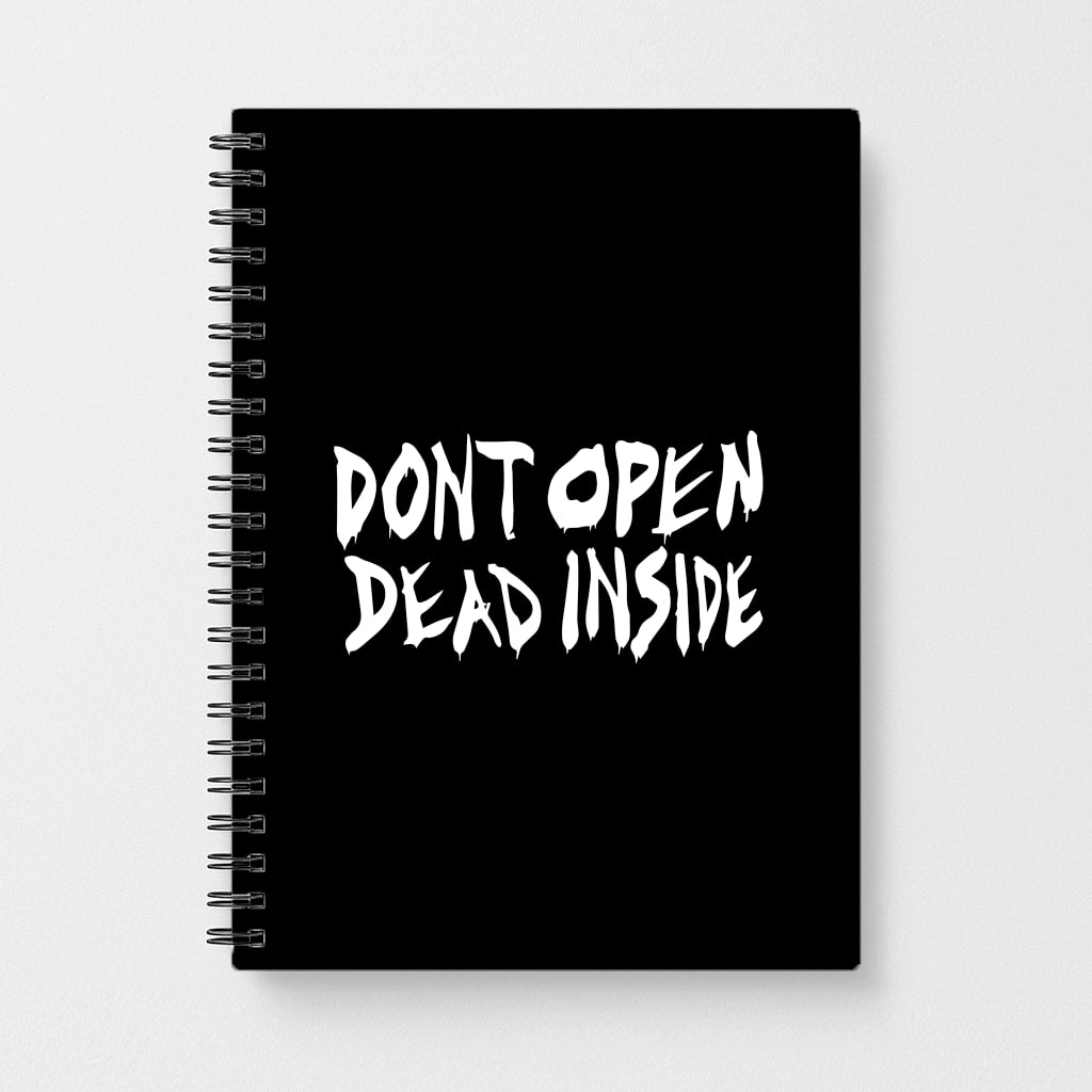 Don't Open Dead Inside - The Walking Dead Notebook