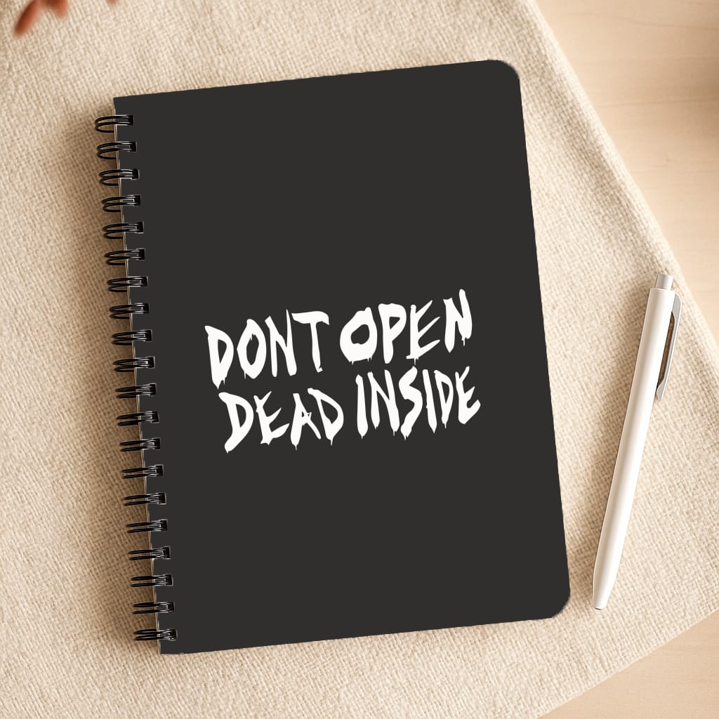 Don't Open Dead Inside - TWD Notepad