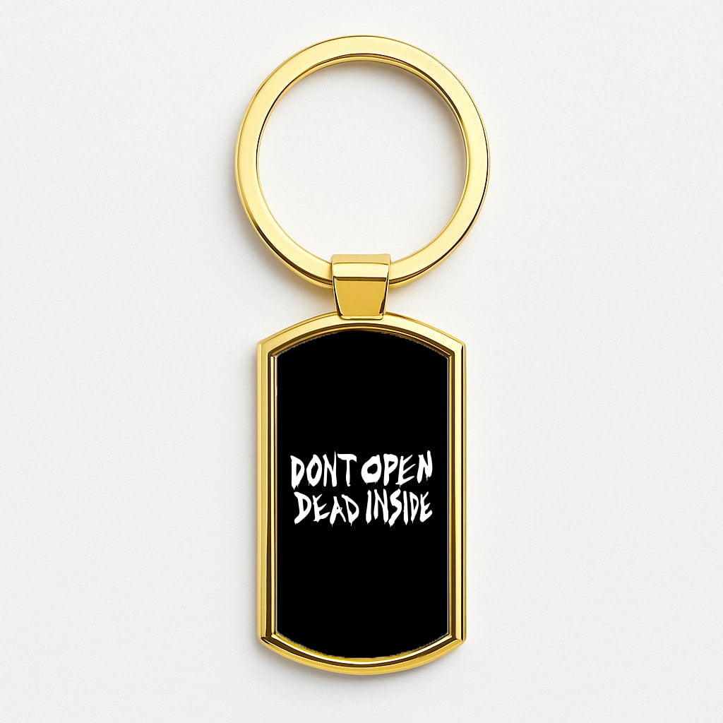 Don't Open Dead Inside - TWD Gold Keyring