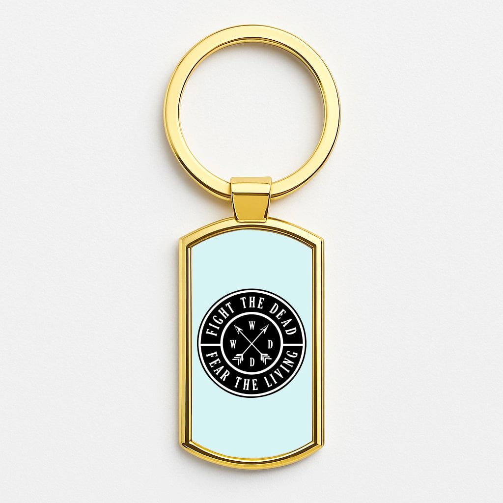 Fight The Dead, Fear The Living - TWD Gold Keyring