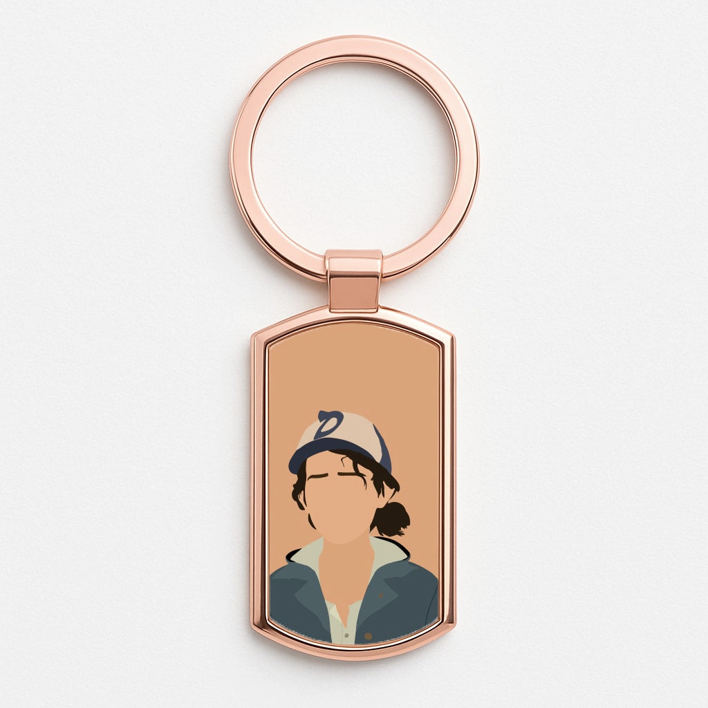 Clementine - TWD Rose Gold Keyring