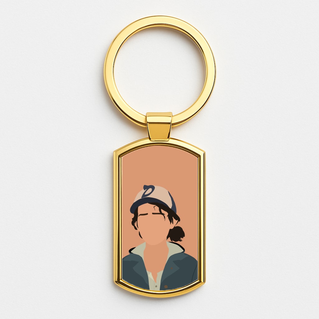Clementine - TWD Gold Keyring