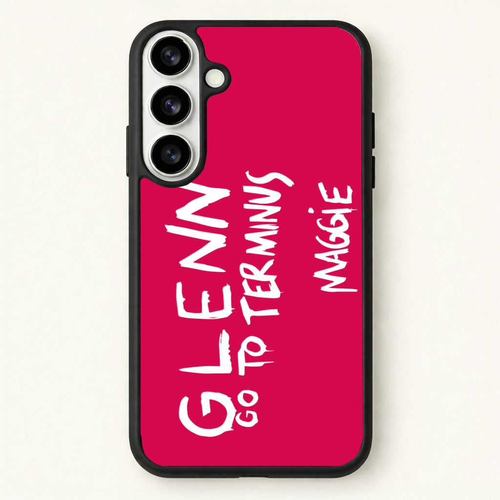 Message For Glenn - TWD Phone Case for Galaxy S26