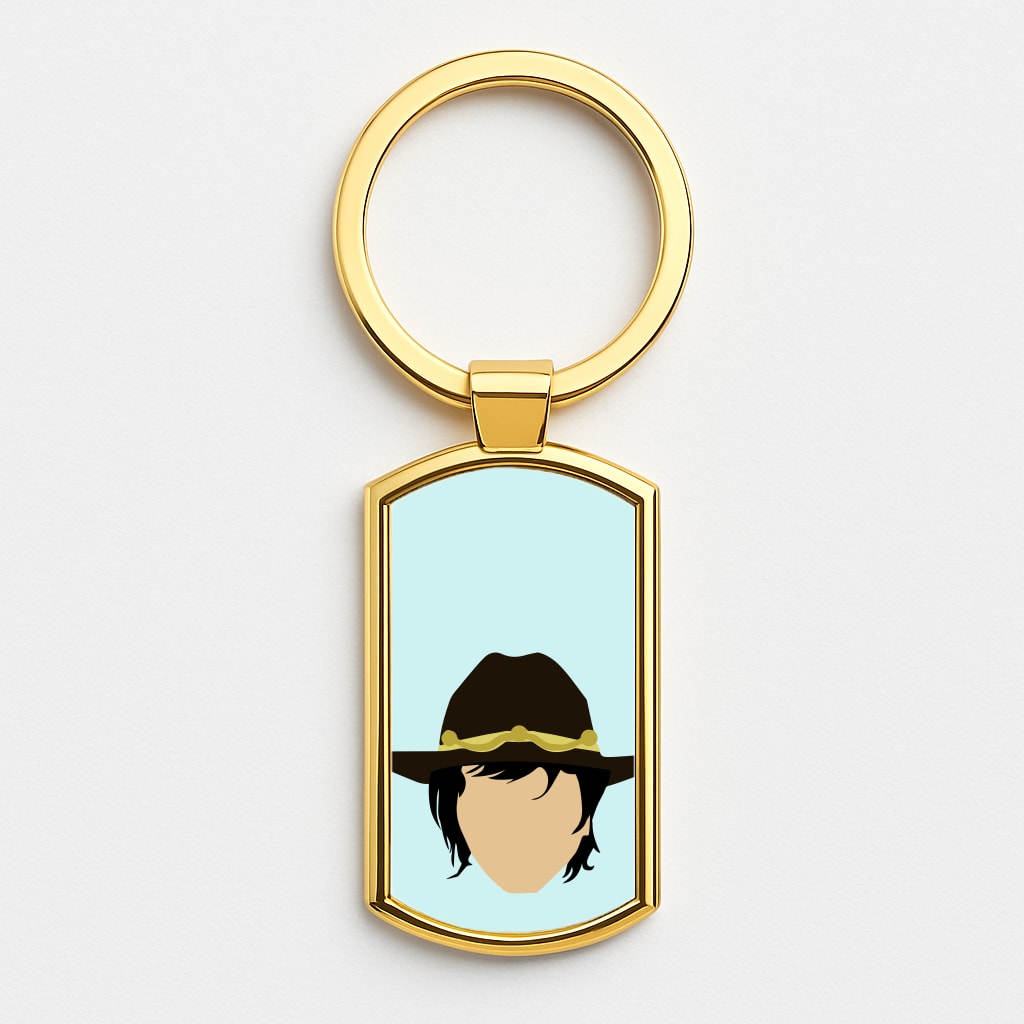 Carl Grimes - TWD Gold Keyring