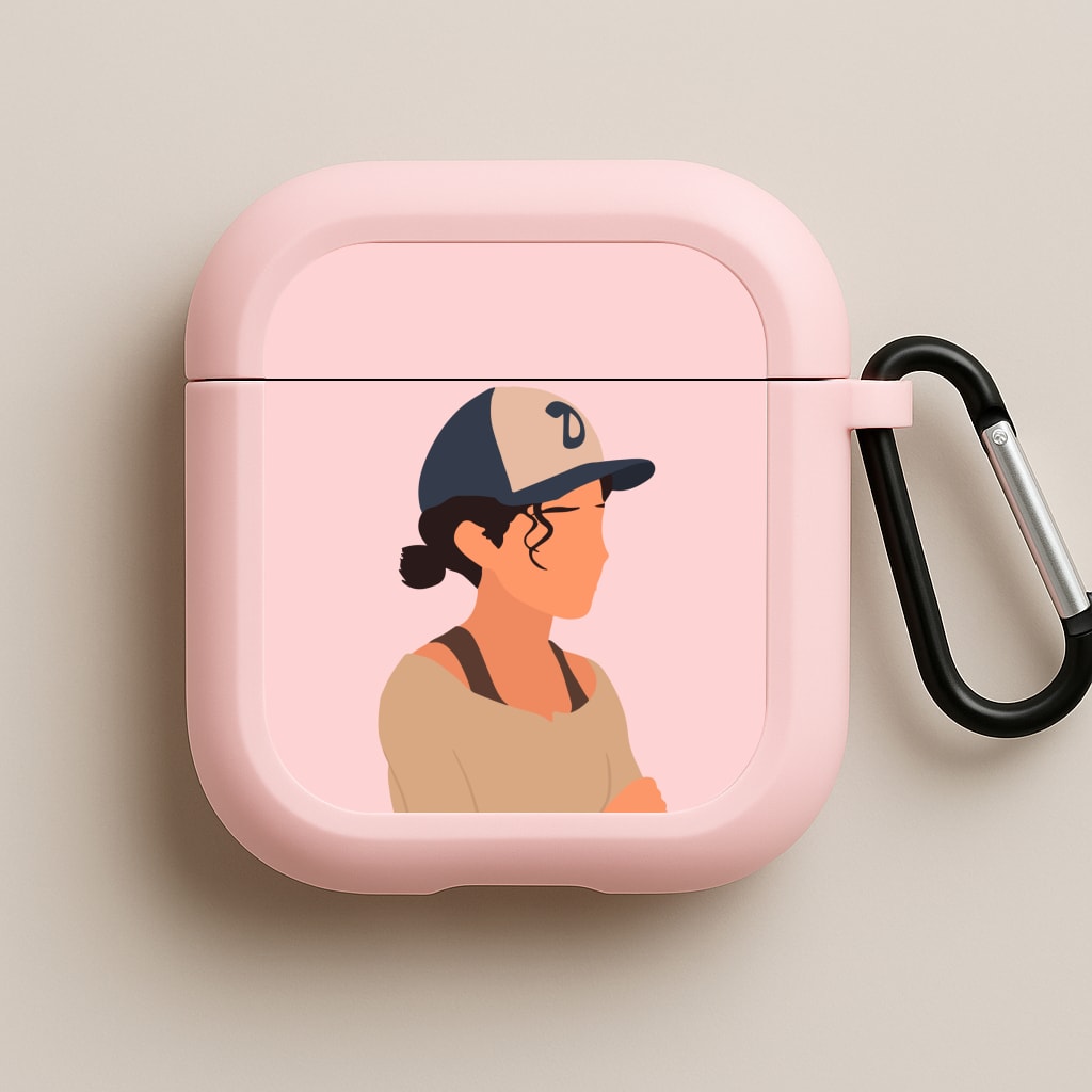 Clementine Faceless - TWD Pink AirPods Case