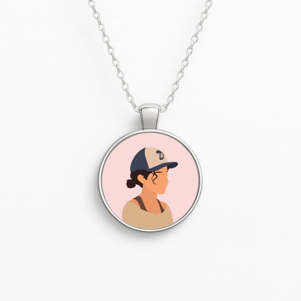 Clementine Faceless - TWD Circle Necklace