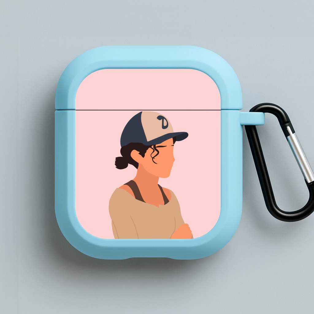 Clementine Faceless - TWD Blue AirPods Case