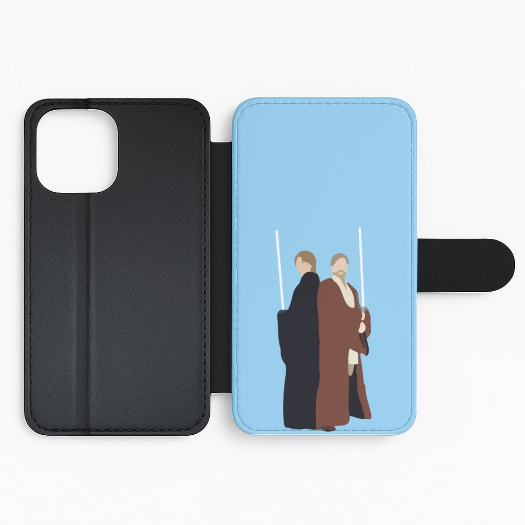 Skywalker and Kenobi Flip Phone Case