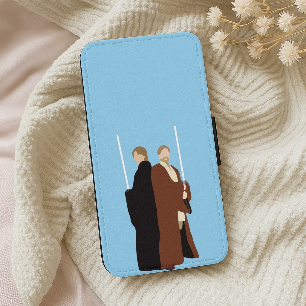 Skywalker and Kenobi Wallet Phone Case