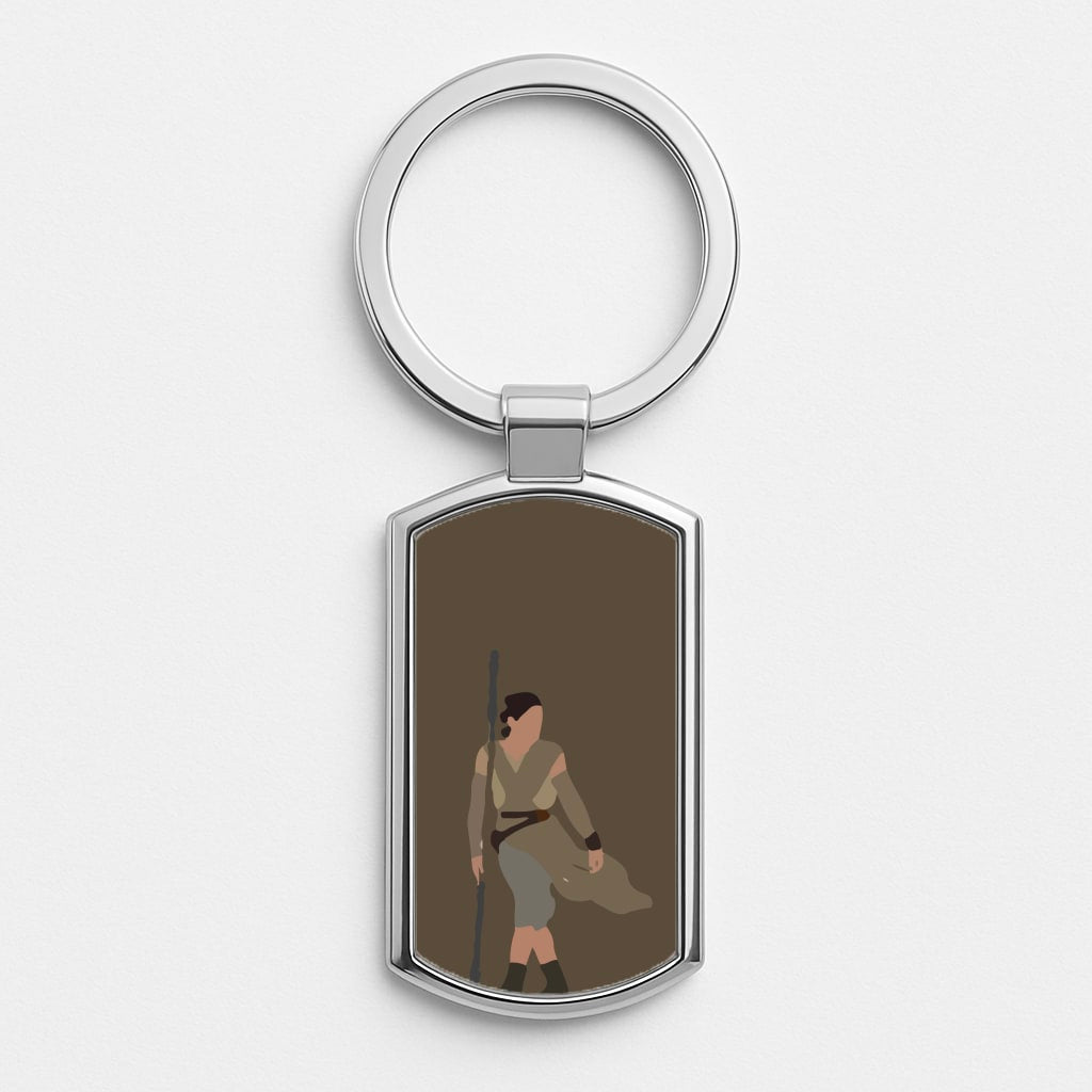 Lost Girl Silver Keyring