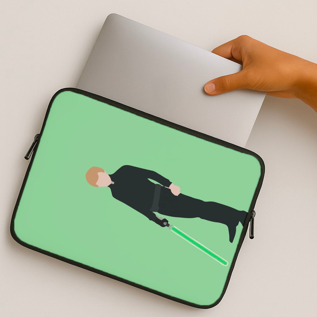 Skywalker Green Lightsaber MacBook Case