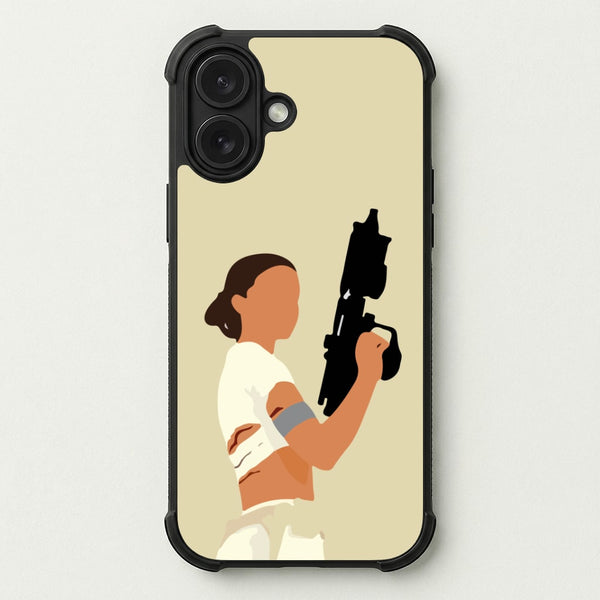 Leia With Gun Phone Case — Bumper case