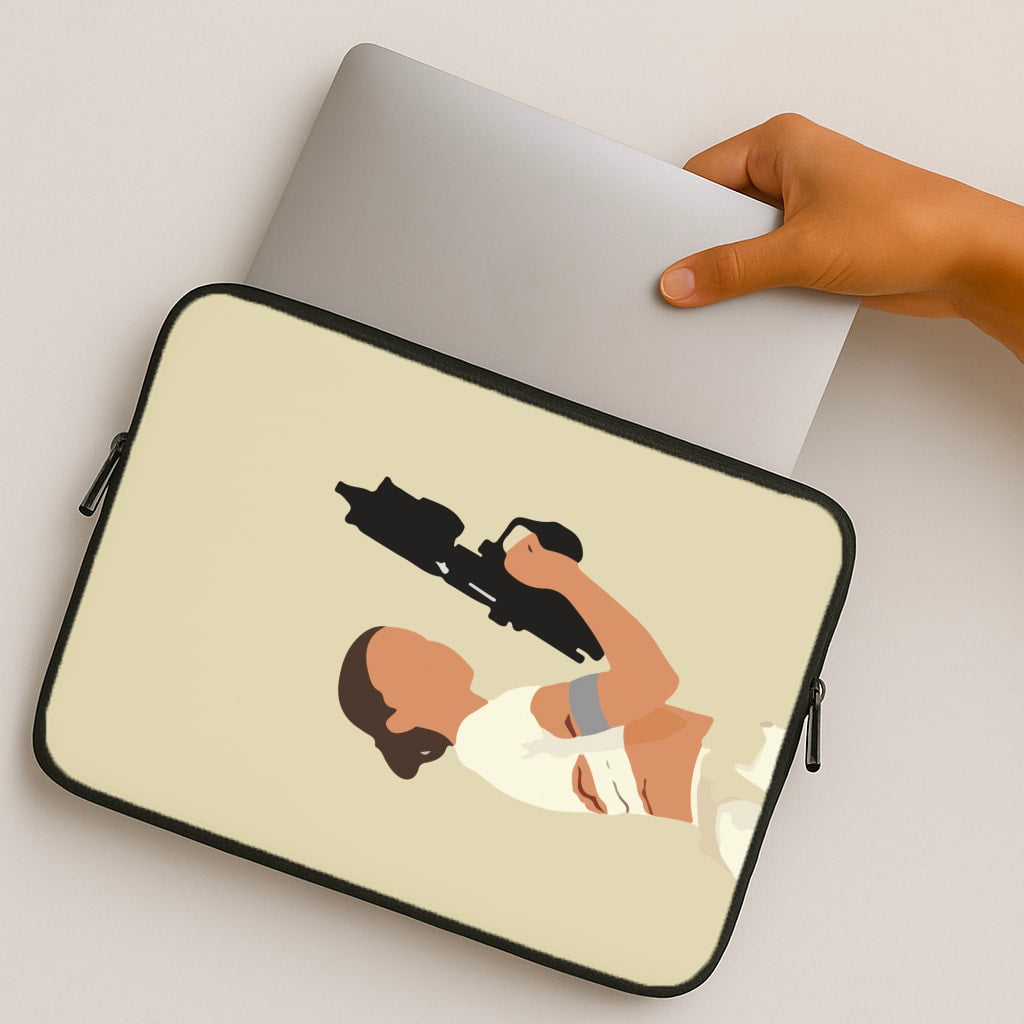 Leia With Gun MacBook Case