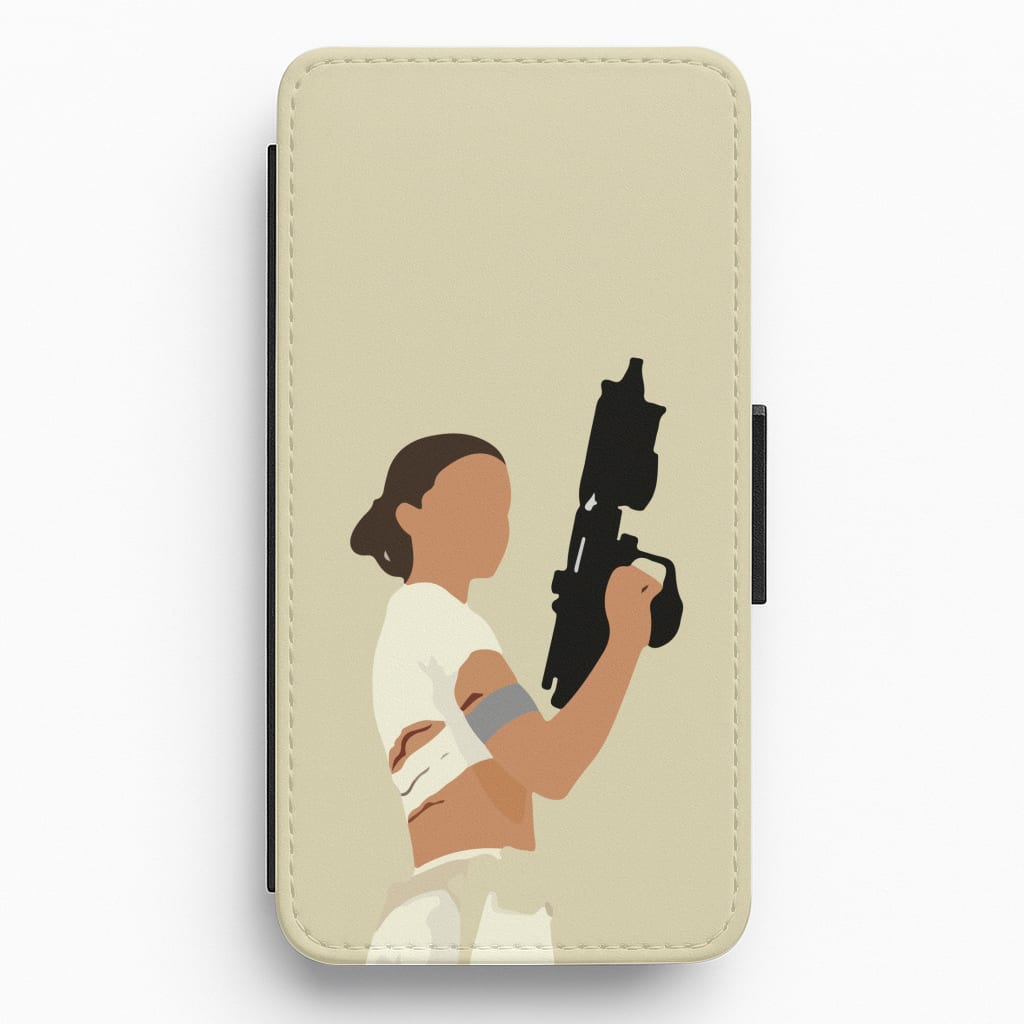Leia With Gun Flip / Wallet Phone Case
