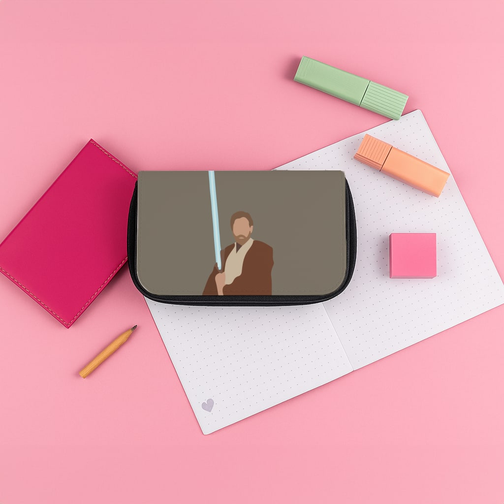 Kenobi Blue Lightsaber Pencil Case
