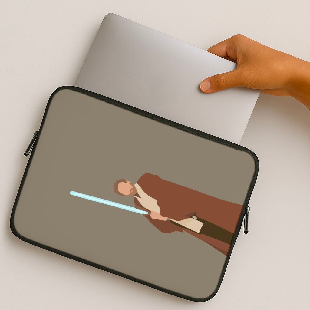 Kenobi Blue Lightsaber MacBook Case