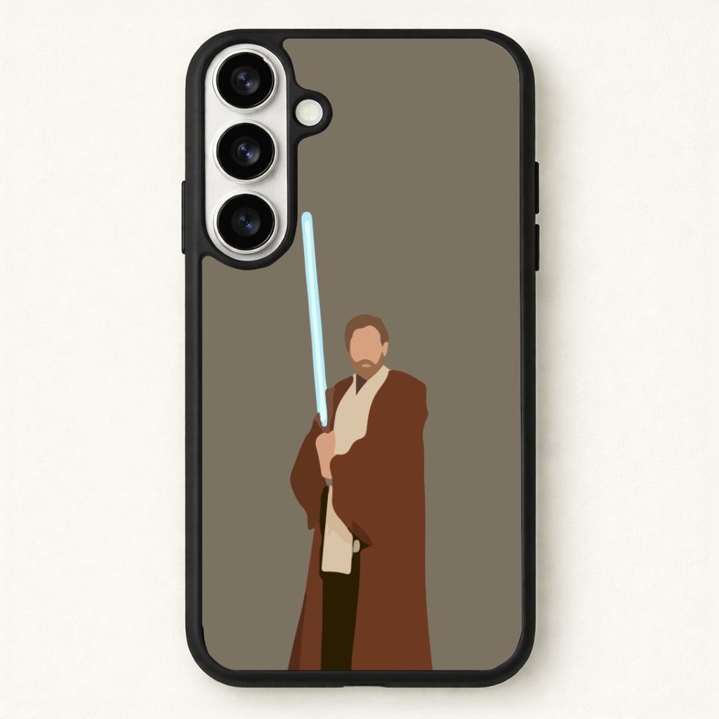 Kenobi Blue Lightsaber Phone Case for Galaxy S26 Plus