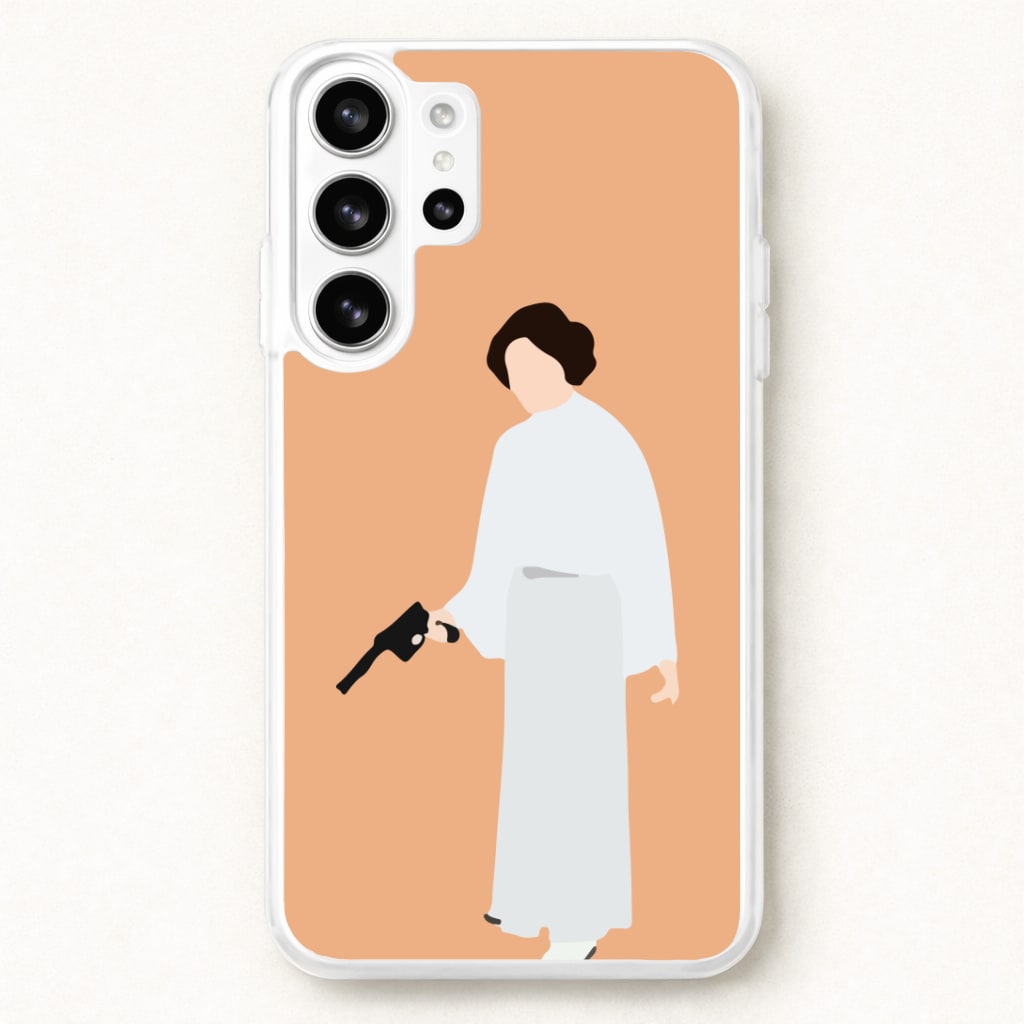 Leia Faceless With Gun Phone Case for Galaxy S26 Ultra