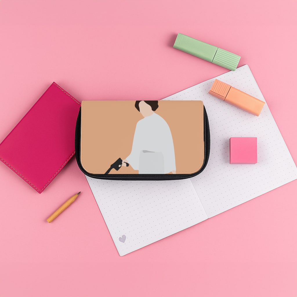 Leia Faceless With Gun Pencil Case