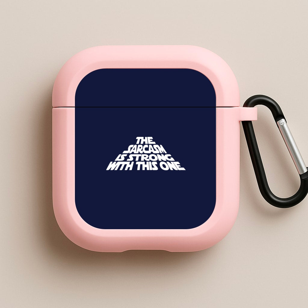 The Sarcasm Is Strong With This One Pink AirPods Case