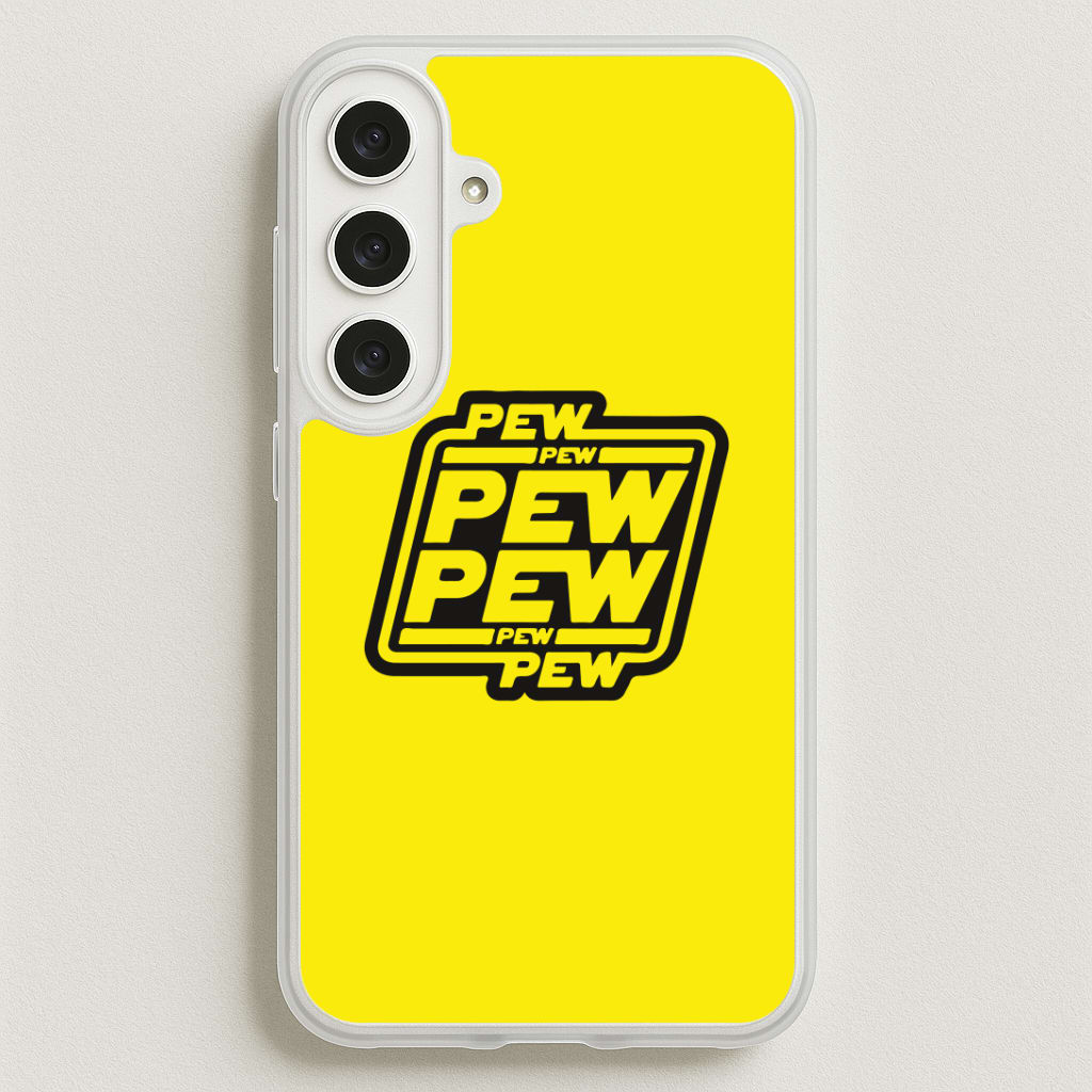 Pew Pew Phone Case for Galaxy S25FE