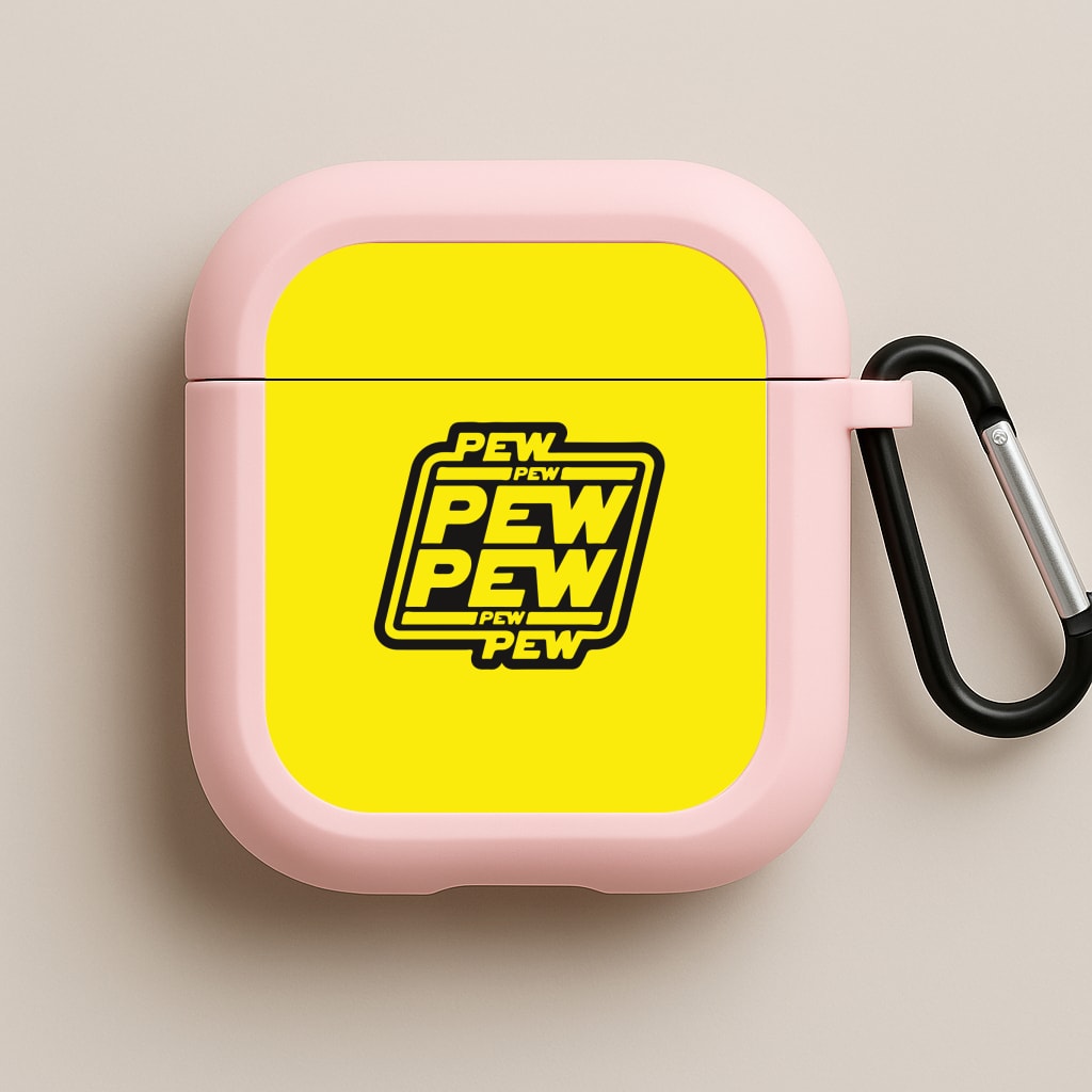 Pew Pew Pink AirPods Case