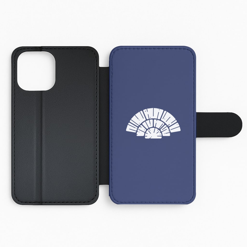 Blue Design Flip Phone Case