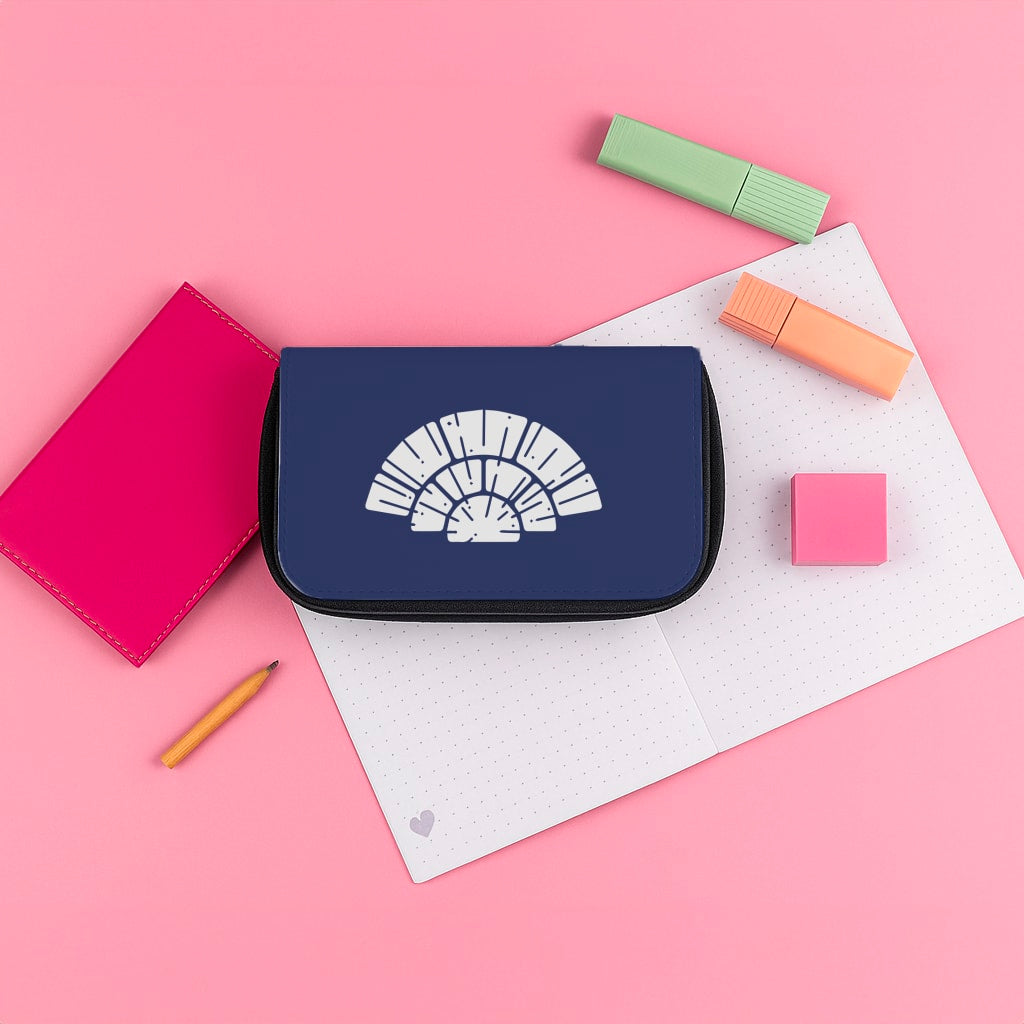 Blue Design Pencil Case