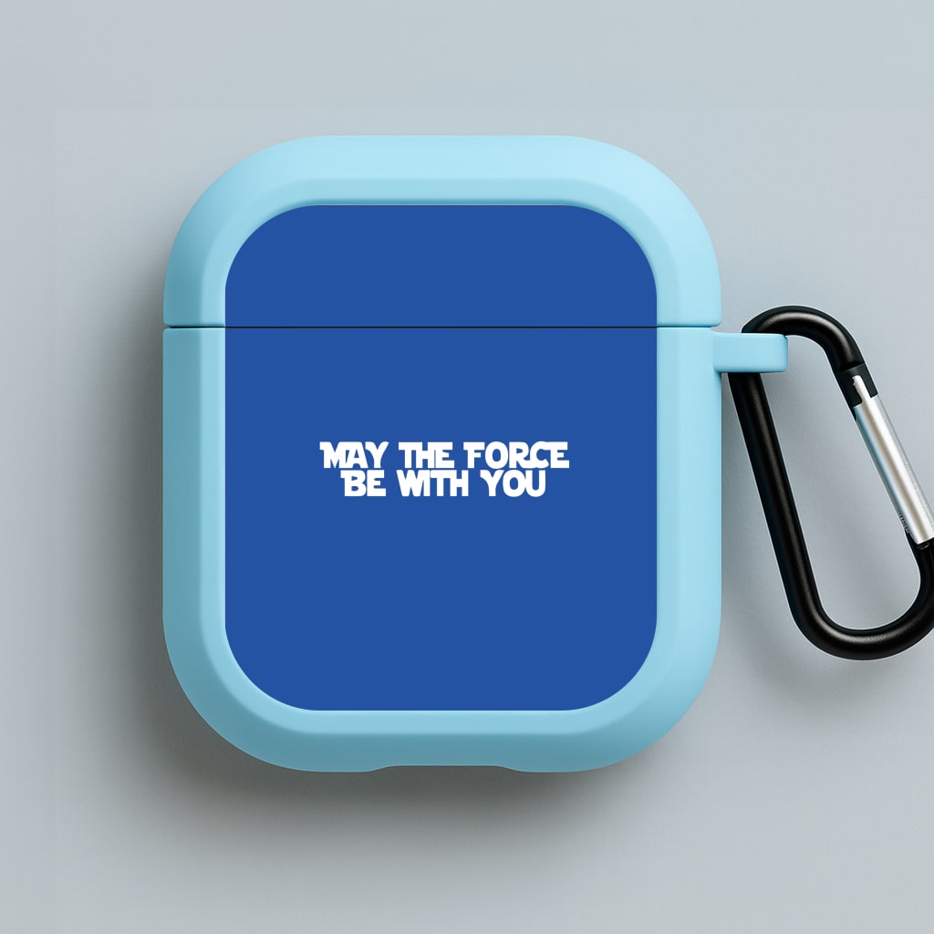 May The Force Be With You Blue AirPods Case