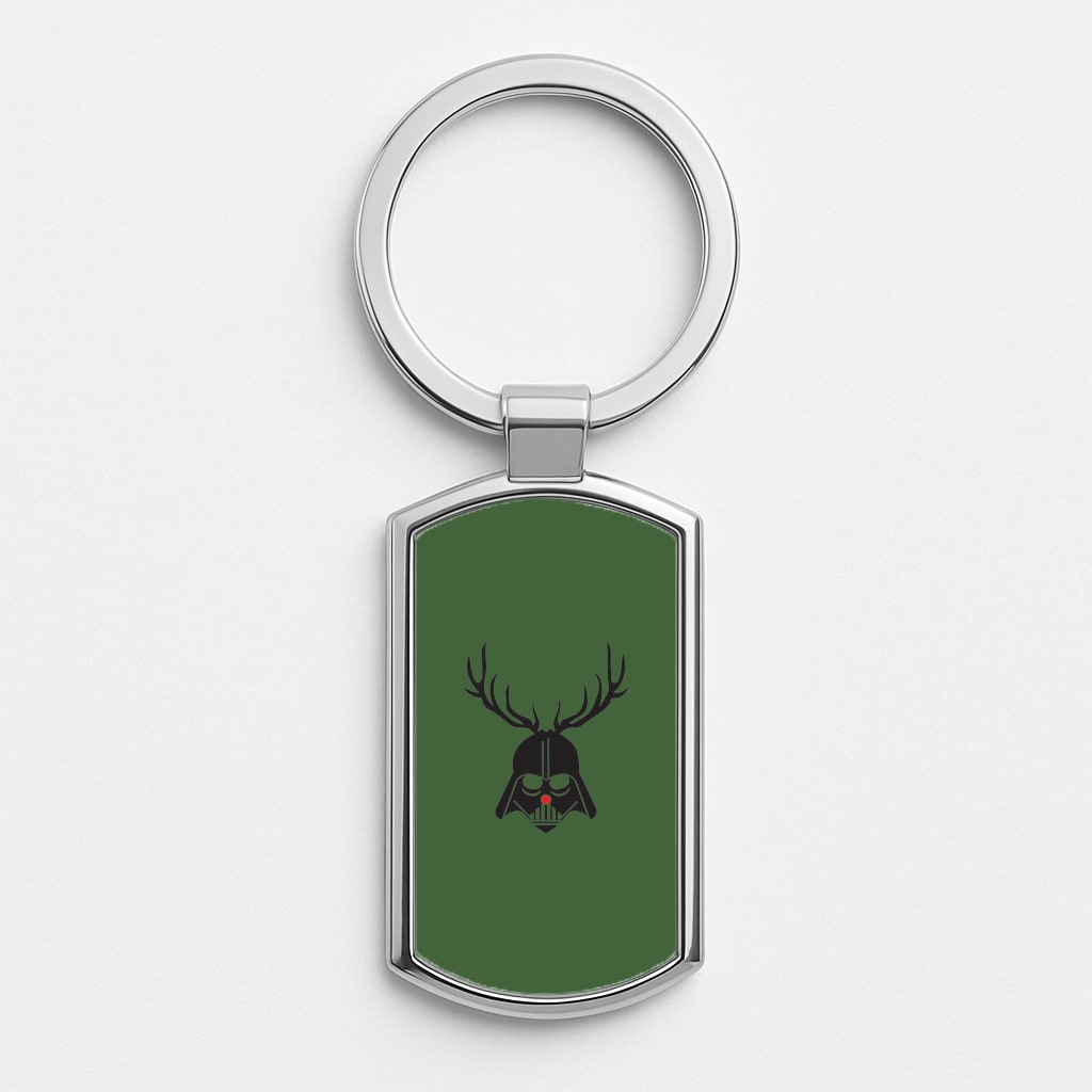 Christmas Darth Vader Silver Keyring