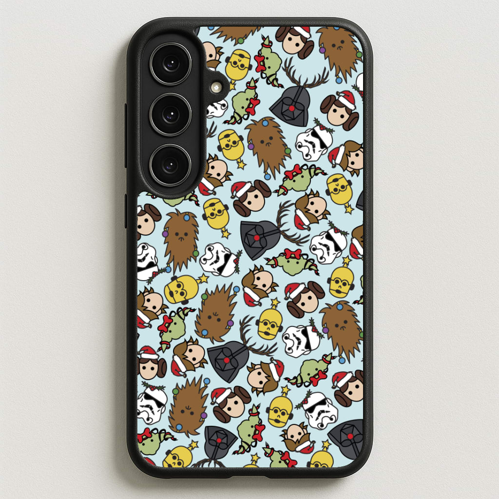 Star Wars Christmas Pattern Phone Case for Galaxy S25FE