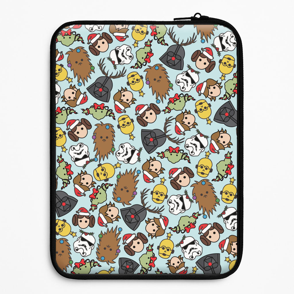 Star Wars Christmas Pattern Laptop Sleeve