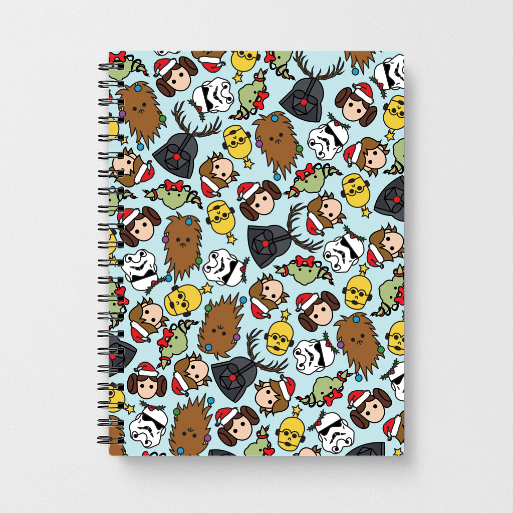 Star Wars Christmas Pattern Notebook