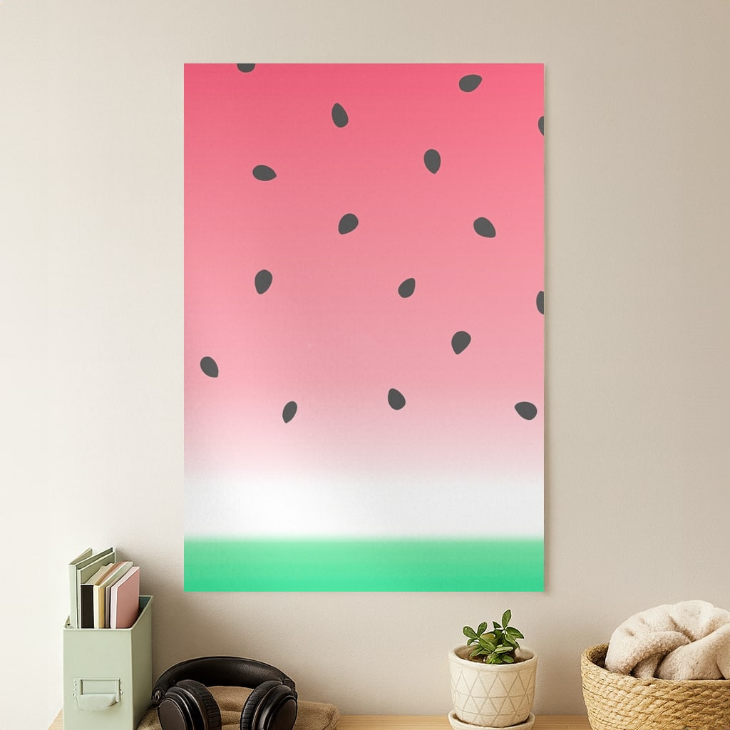 Watermelon Ombre Poster