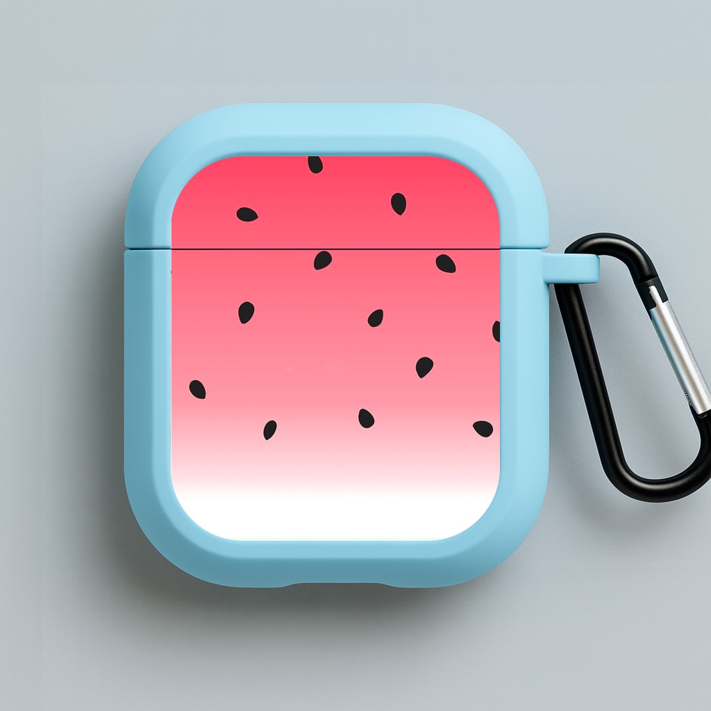 Watermelon Ombre Blue AirPods Case