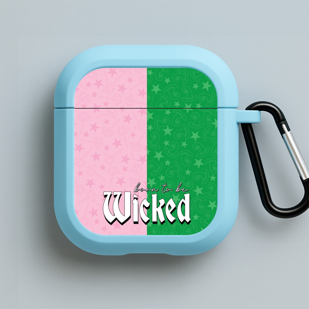 Born To Be Wicked Blue AirPods Case