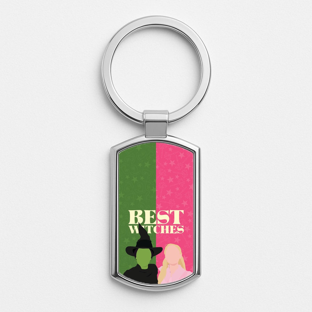 Best Witches Silver Keyring