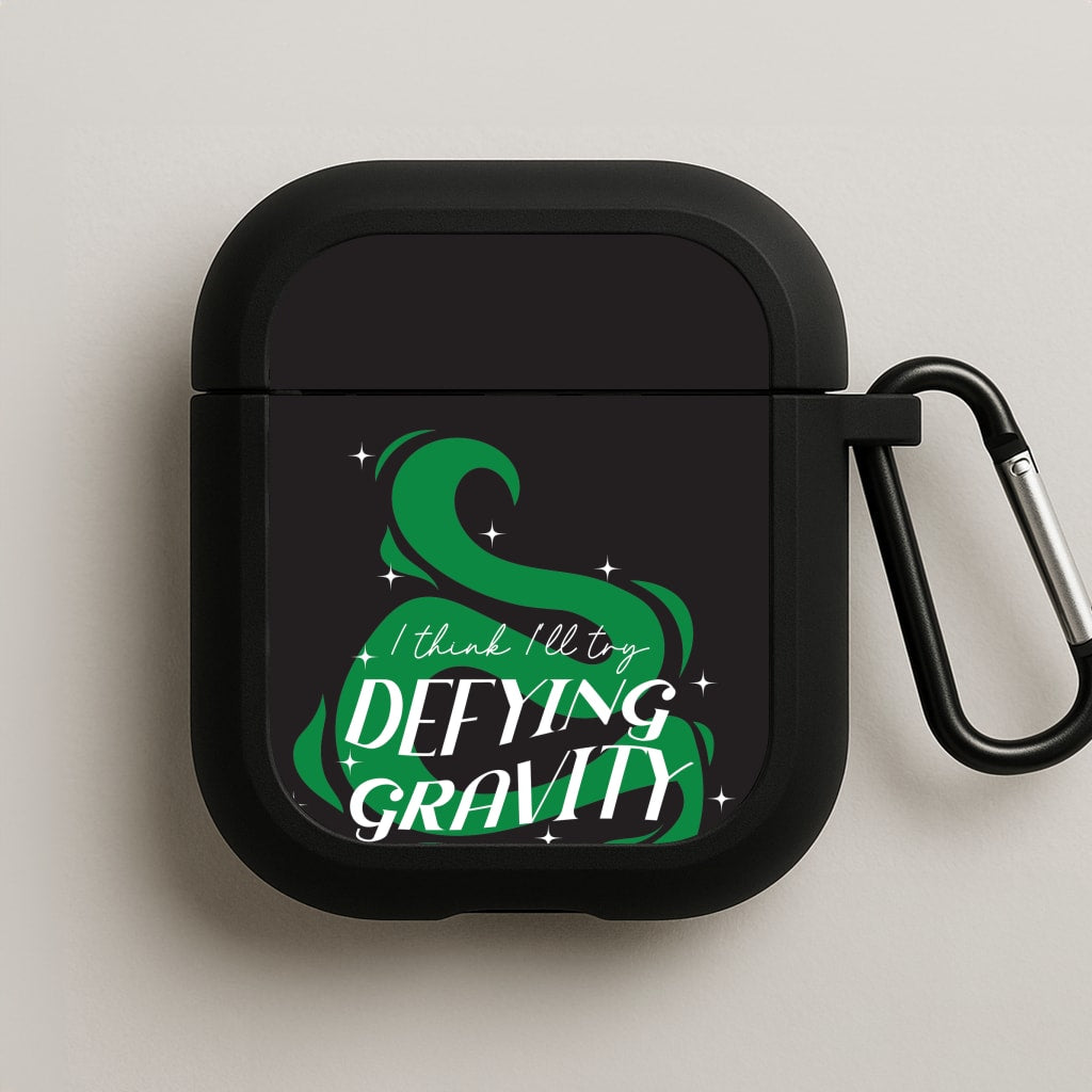 I Think I'll Try Defying Gravity AirPods Case
