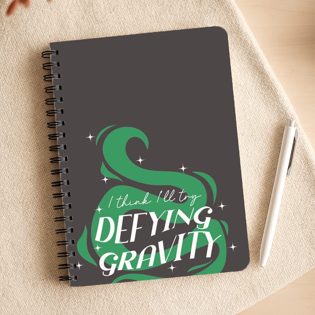 I Think I'll Try Defying Gravity Notepad