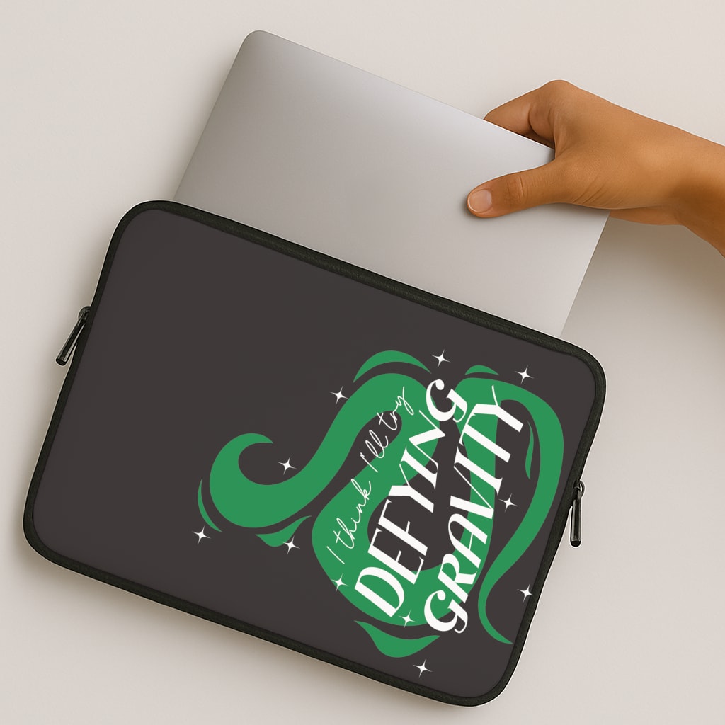 I Think I'll Try Defying Gravity MacBook Case