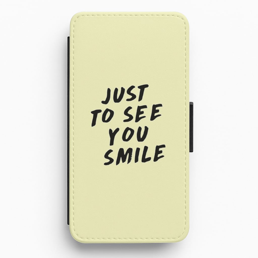 Just To See You Smile - Why Don't We Flip / Wallet Phone Case
