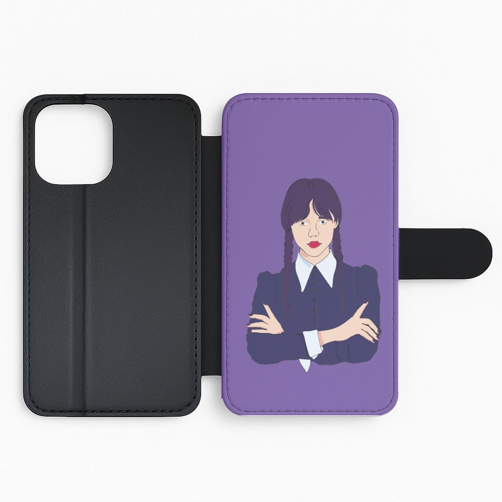 Wednesday Addams Wednesday Flip Phone Case