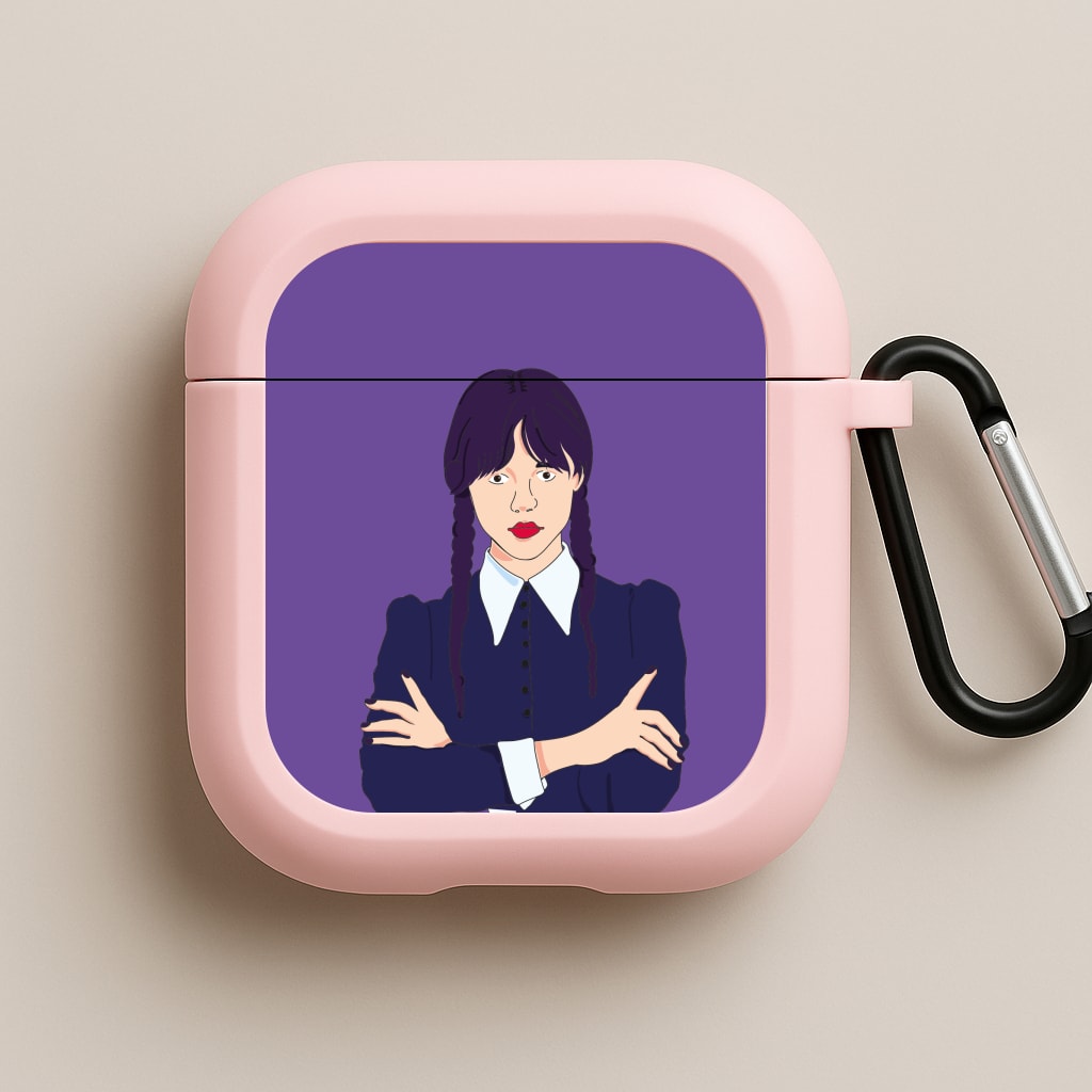 Wednesday Addams Wednesday Pink AirPods Case