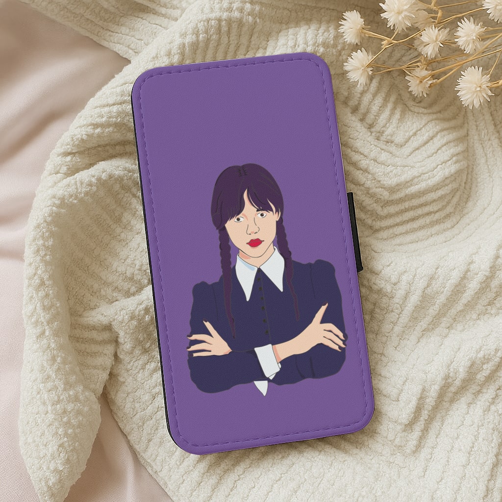 Wednesday Addams Wednesday Wallet Phone Case